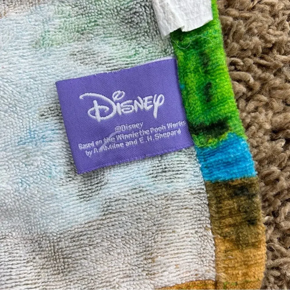 Vintage Y2K Disney Winnie the Pooh Tigger Piglet Beach Towel